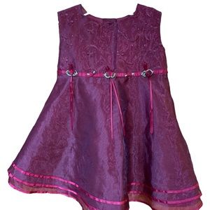 Muneca‎ Plum Fancy Occasion Dress 18 months